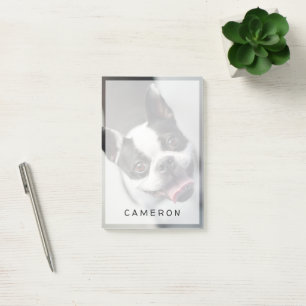 Cutest Baby Animals Boston Bulldog Smile Post-it Notes