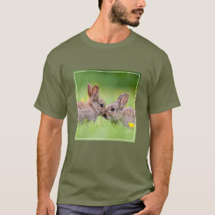 Cutest Baby Animals Bunny Kiss T-Shirt