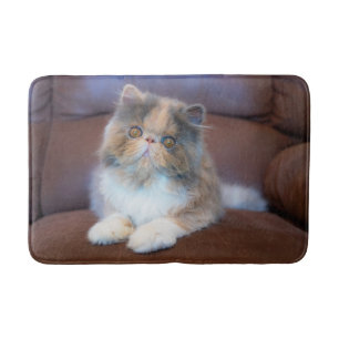 Cutest Baby Animals Calico Persian Kitten Bath Mat