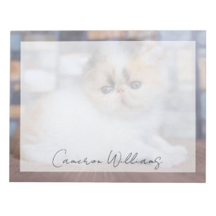 Cutest Baby Animals Calico Persian Kitten Notepad