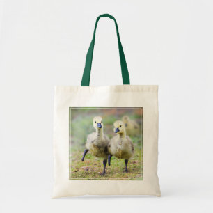 Cutest Baby Animals Canadian Goose Goslings Tote Bag