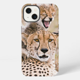 Cutest Baby Animals   Cheetah Cat & Cub iPhone 13 Case