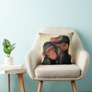 Cutest Baby Animals   Chimpanzee Hug Cushion