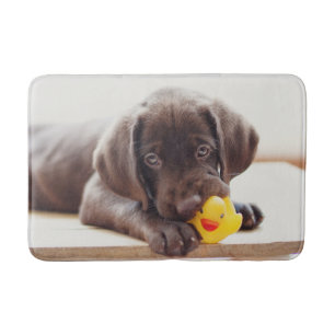 Cutest Baby Animals Chocolate Labrador Puppy Bath Mat