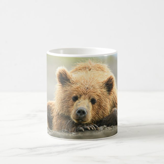 Cutest Baby Animals | Coastal Brown Bear Cub Coffee Mug (Center)