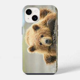 Cutest Baby Animals Coastal Brown Bear Cub iPhone 14 Case