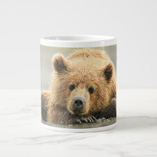 Cutest Baby Animals Coastal Brown Bear Cub Large Coffee Mug