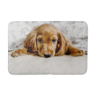 Cutest Baby Animals Cocker Spaniel Puppy Bath Mat