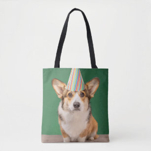Cutest Baby Animals   Corgi Birthday Puppy Tote Bag