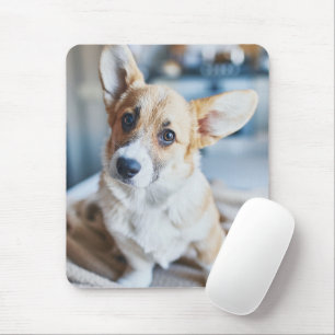 Cutest Baby Animals Corgi Head Tilt Mouse Pad