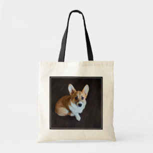 Cutest Baby Animals Corgi Looking Up Tote Bag