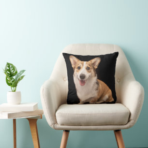 Cutest Baby Animals Corgi Puppy Smile Cushion