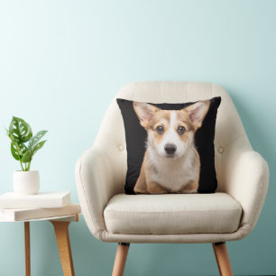 Cutest Baby Animals Corgi Puppy Standing Tall Cushion