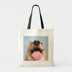 Cutest Baby Animals   Corgi Tongue Tote Bag