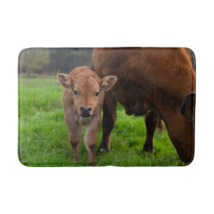 Cutest Baby Animals Cow & Calf Bath Mat