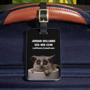 Cutest Baby Animals   Cute Bushbaby Luggage Tag