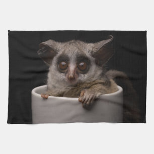 Cutest Baby Animals Cute Bushbaby Tea Towel