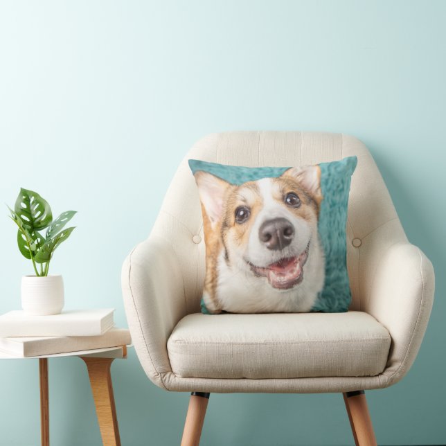 Cutest Baby Animals | Cute Corgi Puppy Smile Cushion (Chair)