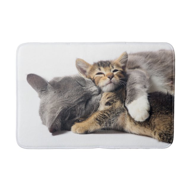 Cutest Baby Animals | Cute Kitten Hug Bath Mat (Front)
