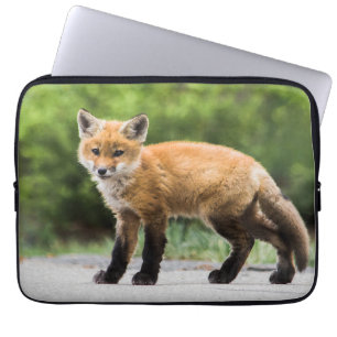 Cutest Baby Animals   Cutey Fox Laptop Sleeve