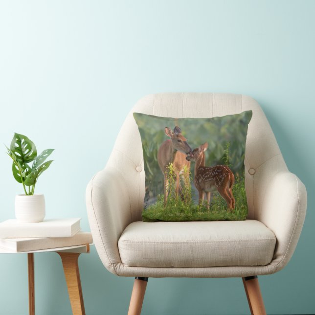 Cutest Baby Animals | Deer and Baby Cushion (Chair)