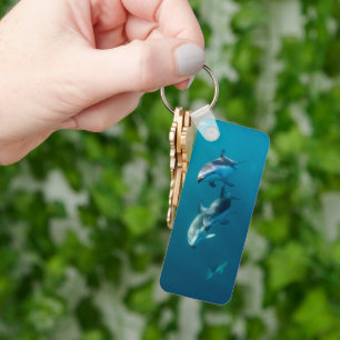 Cutest Baby Animals   Dolphin Family Key Ring