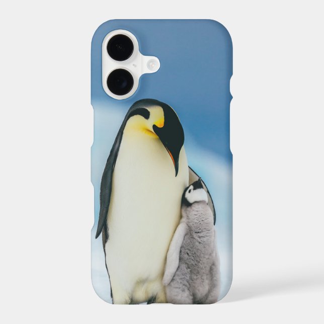Cutest Baby Animals | Emperor Penguin Chick iPhone Case (Back)