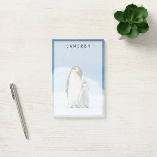 Cutest Baby Animals   Emperor Penguin Chick Post-it Notes