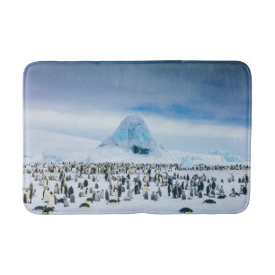 Cutest Baby Animals   Emperor Penguin Colony Bath Mat