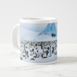 Cutest Baby Animals   Emperor Penguin Colony Large Coffee Mug
