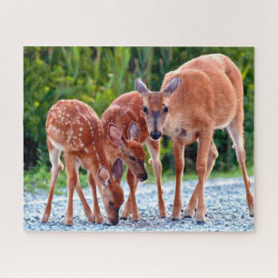 Cutest Baby Animals Fawn with Babies Jigsaw Puzzle
