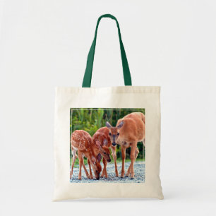 Cutest Baby Animals Fawn with Babies Tote Bag