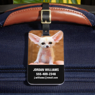 Cutest Baby Animals Fennec Fox Luggage Tag