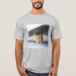 Cutest Baby Animals   Fluffy Orange Kitten T-Shirt