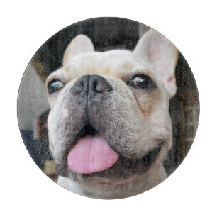 Cutest Baby Animals   French Bulldog Face Cutting Board