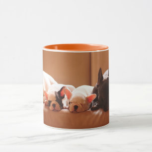 Cutest Baby Animals French Bulldog Family Mug