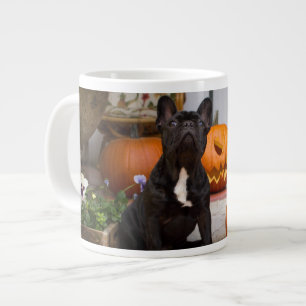 Cutest Baby Animals French Bulldog Halloween Large Coffee Mug
