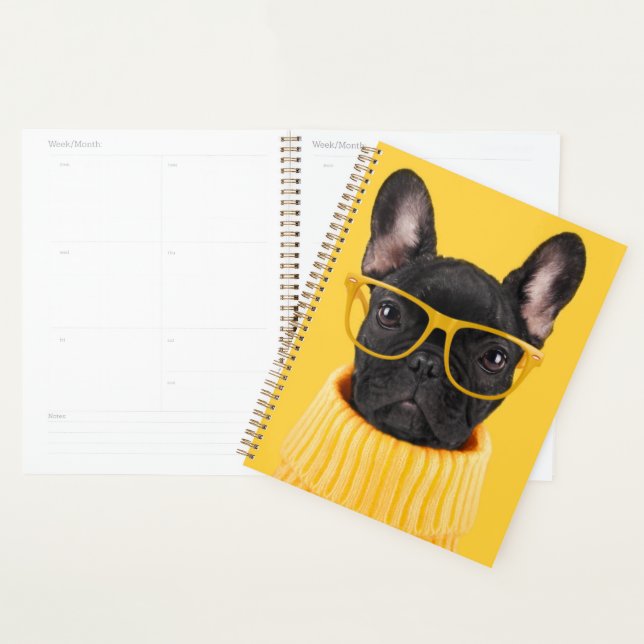 Cutest Baby Animals | French Bulldog Sunglasses Planner (Display)