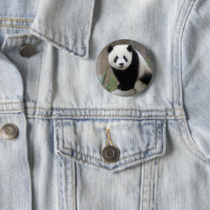 Cutest Baby Animals Giant Panda Baby 6 Cm Round Badge