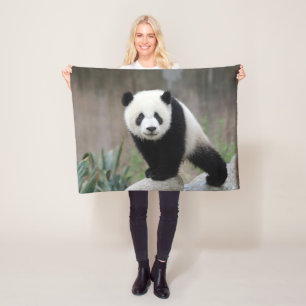 Cutest Baby Animals   Giant Panda Baby Fleece Blanket