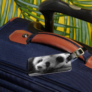Cutest Baby Animals   Giant Panda Bear Cub Luggage Tag