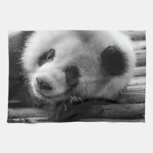 Cutest Baby Animals Giant Panda Bear Cub Tea Towel