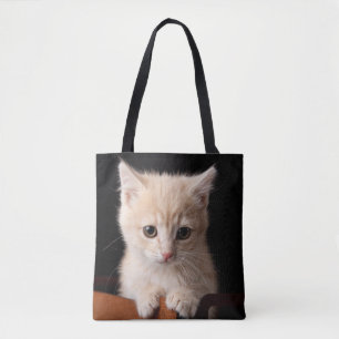 Cutest Baby Animals Ginger Kitten Tote Bag