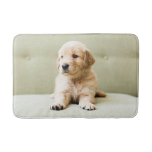 Cutest Baby Animals Golden Retriever Puppy Bath Mat