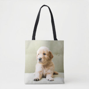 Cutest Baby Animals   Golden Retriever Puppy Tote Bag