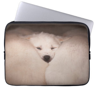 Cutest Baby Animals Golden Retriever Snuggle Laptop Sleeve