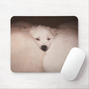 Cutest Baby Animals Golden Retriever Snuggle Mouse Pad