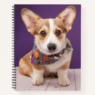 Cutest Baby Animals   Halloween Corgi Notebook