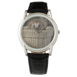Cutest Baby Animals Hedgehog in a Basket Watch