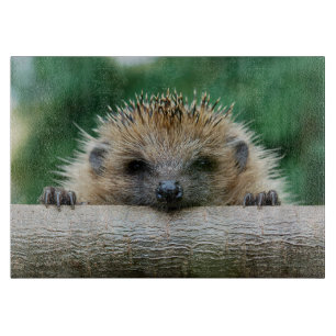 Cutest Baby Animals Hedgehog Smile Cutting Board